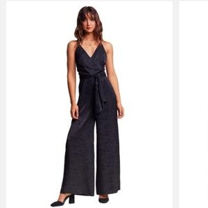 Finders Keepers Heatwave black leopard jumpsuit